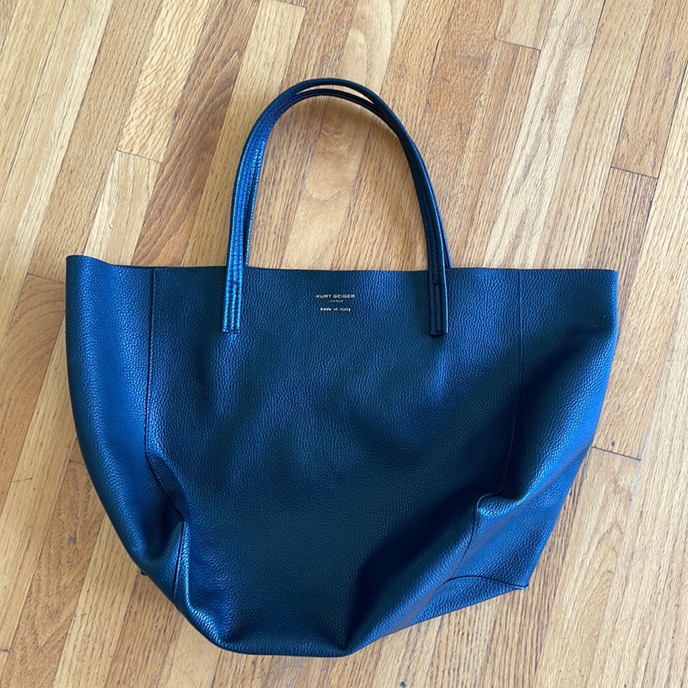 Brand new used 3x Kurt Geiger -The Violet tote in black.